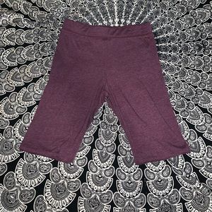 Pink Leggings in Maroon/Mauve Color